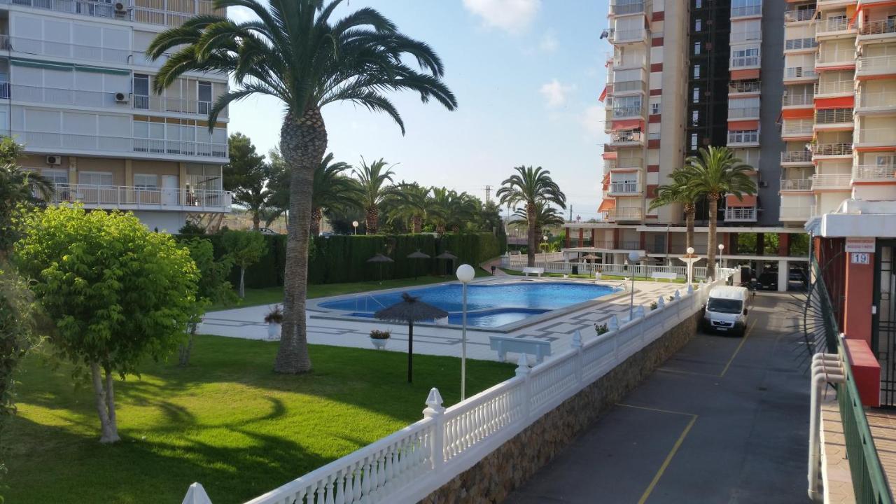 Apartamento En 1ª Linea Con Piscina Alicante Eksteriør bilde